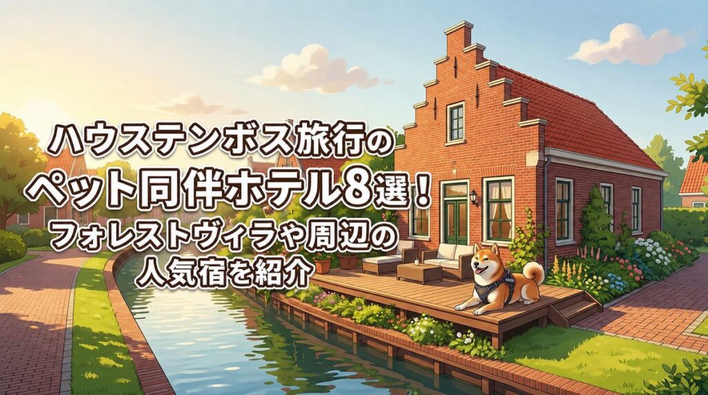 ハウステンボス旅行のペット同伴ホテル8選！フォレストヴィラや周辺の人気宿を紹介