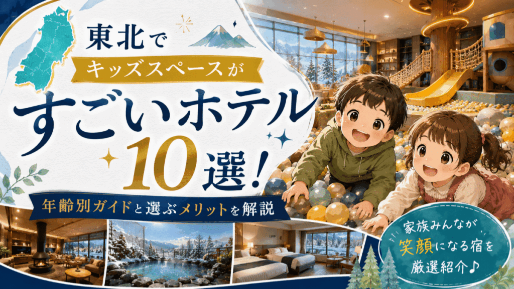 東北でキッズスペースがすごいホテル10選！年齢別ガイドと選ぶメリットを解説