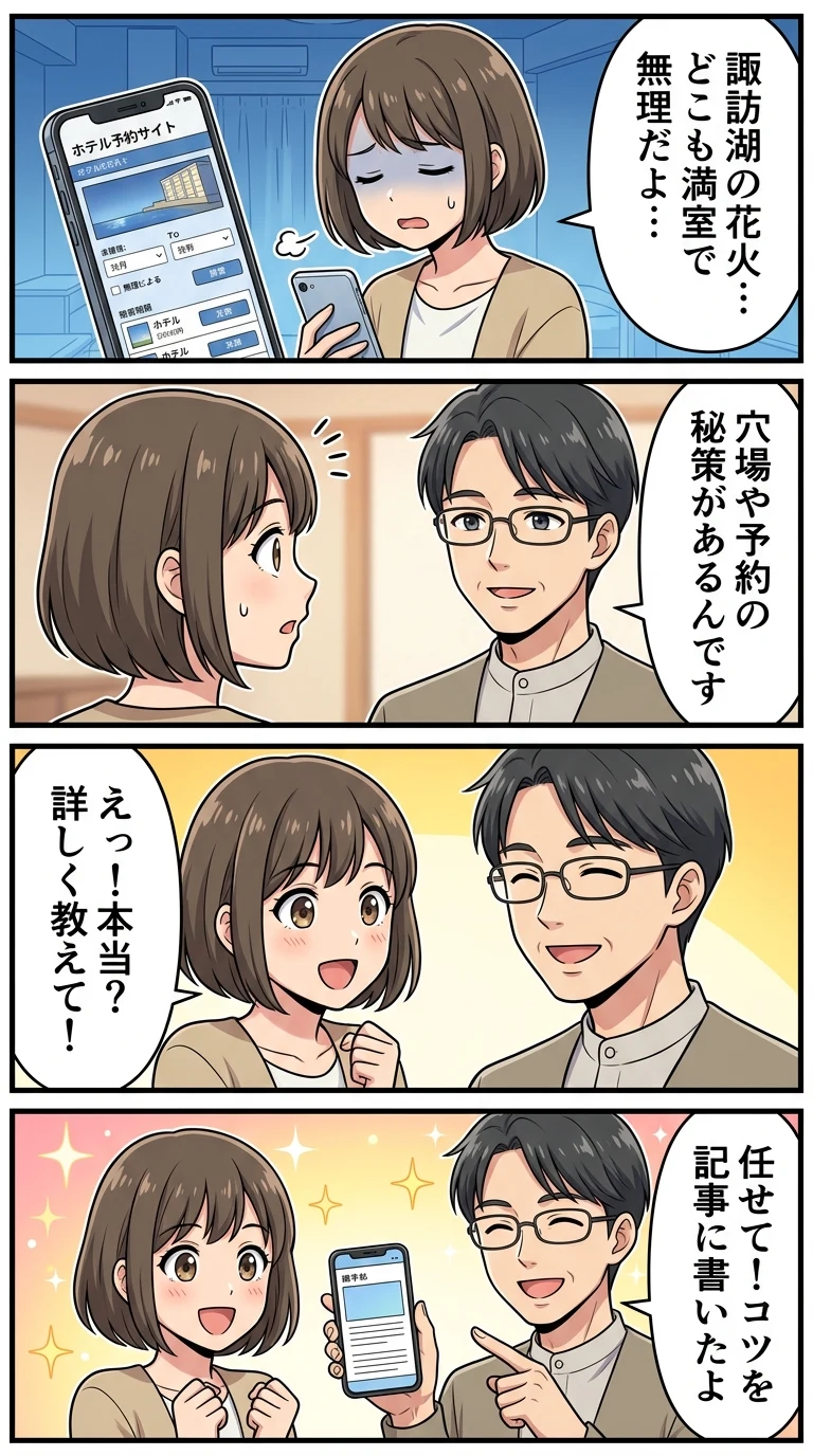 諏訪湖祭湖上花火大会　ホテル