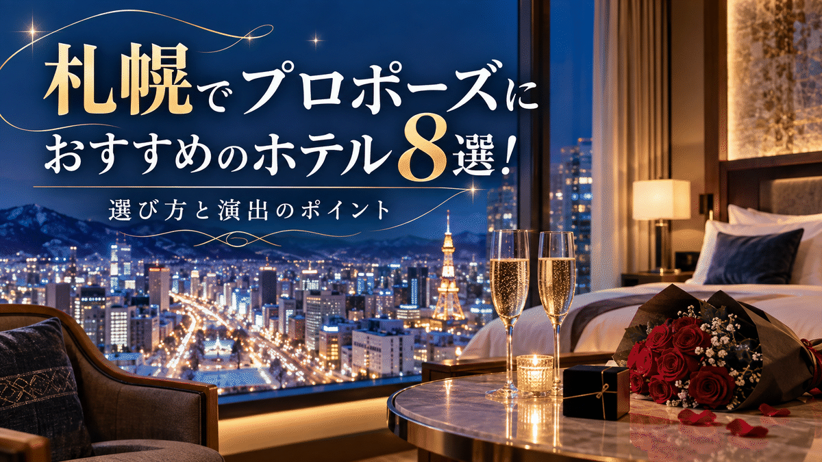 札幌でプロポーズにおすすめのホテル8選!選び方と演出のポイント